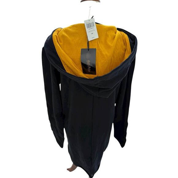 Harry Potter HUFFLEPUFF Wizard World Zip Up Hoodie Robe Hot Topic Small NWT - Picture 6 of 10